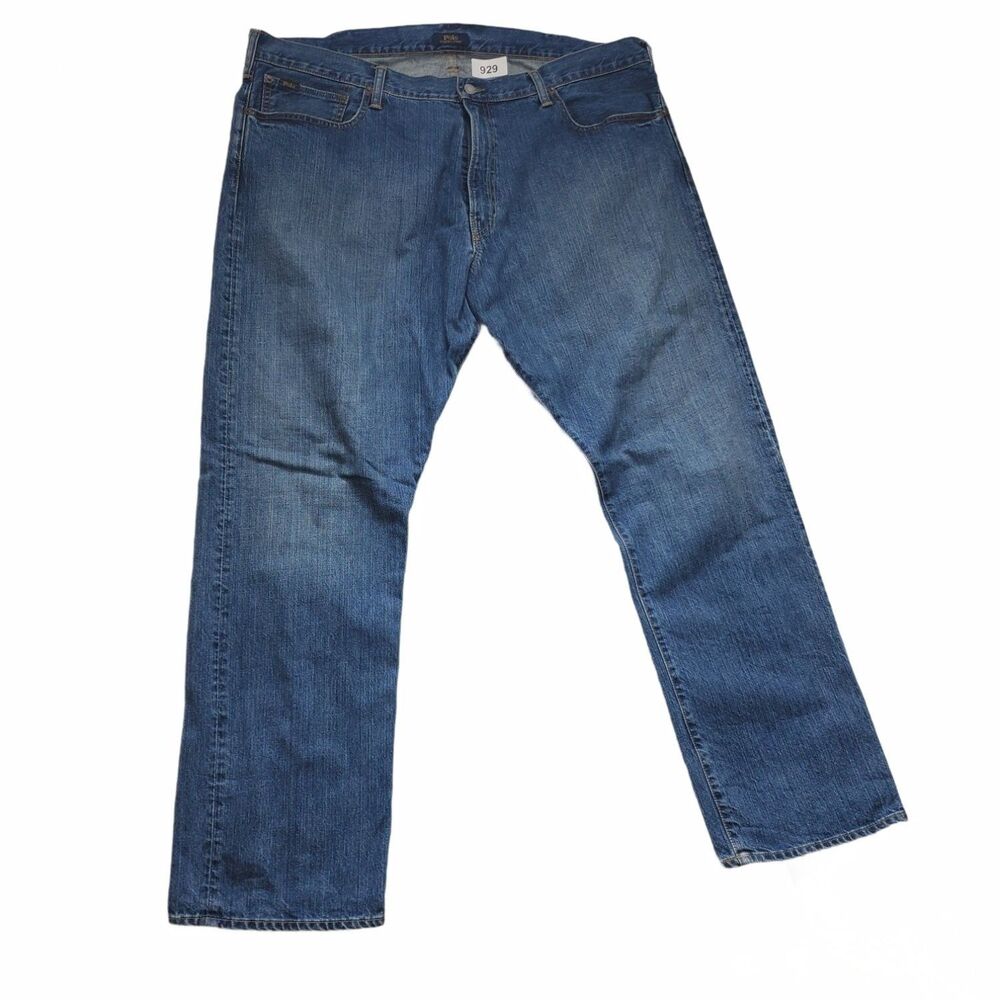 Polo Ralph Lauren Jeans Mens Size 42 Medium Wash Blue Straight 42x32 tone